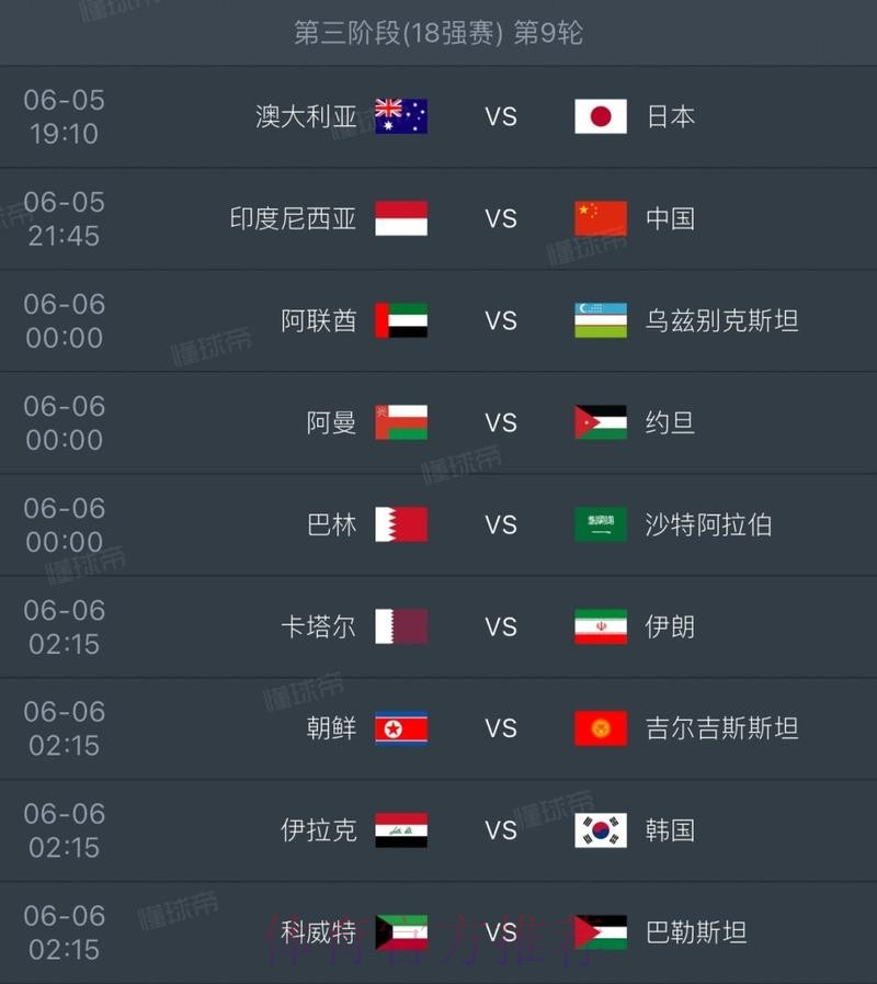 世界杯完整赛程最新 世界杯完整赛程最新
